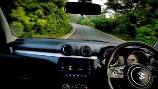 Swift Driving in Hilly Area ⛰️ Car Driving Vid