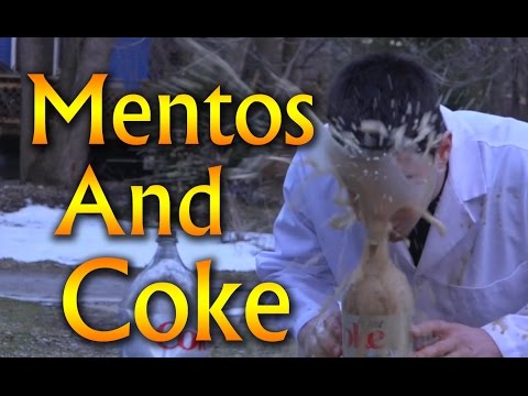 Mentos and Coke Challenge