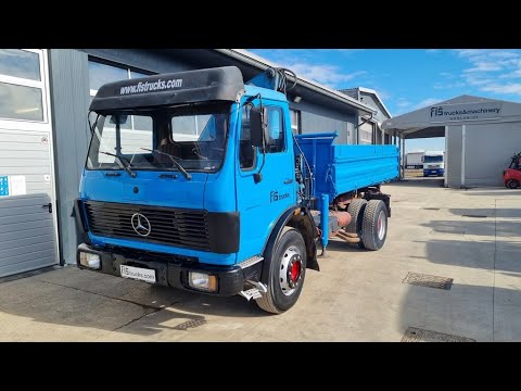 MERCEDES BENZ 1622 K 4x2 Meiller tipper + Meiller crane MK 60R - FIŠ TRUCKS SLOVENIA