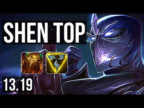 SHEN vs GWEN (TOP) | 6/1/9, 1.4M mastery, 400+ games, Dominating | KR Master | 13.19