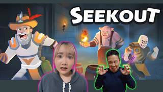 ◆物に変身してかくれんぼゲーム！初見であまりわからなくて〇〇ゲーと言い出すパパｗ「seek out」◆