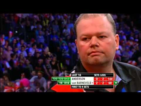 Anderson v van Barneveld | 3/4 | Third Round | World Darts Championship 2013
