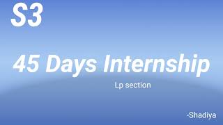 LP INTERNSHIP | LP TEACHING PRACTICE | LP 45 DAYS INTERNSHIP DElEd