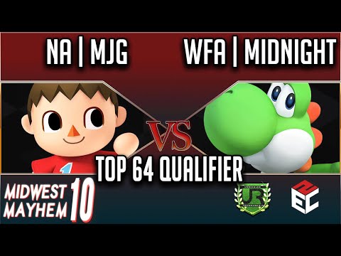 Midwest Mayhem 10 TOP 64 QUALIFIER - NA | MJG (Villager) vs WFA | MidNight (Yoshi)