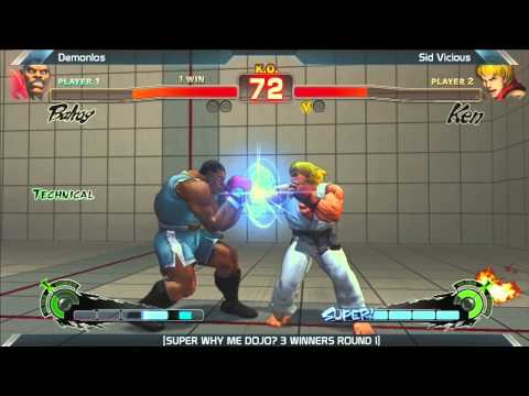 SSF4: Demonlos vs Sid Vicious - Super Why Me Dojo? 3