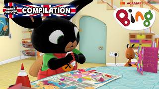 Craft Disaster ✂️ Bing Full Episode Compilation | ZeeKay British Cartoons