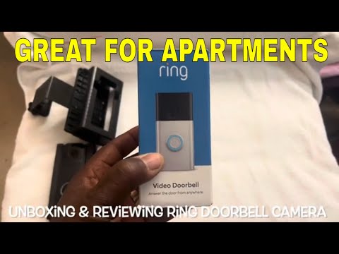 No-drill Anti-theft Video Doorbell Steel Security Bracket 0.6 Through 2.6 Inch Doors Punch- Fixed Clip Home Black(black) video review thumbnail