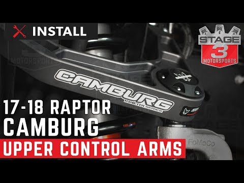 2017-2018 Raptor Camburg KINETIK Series Billet Uniball Upper Control Arms Install