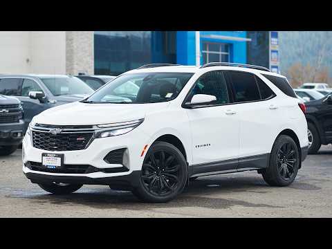 2022 Chevrolet Equinox AWD RS in White for sale at Salmon Arm Chevrolet Buick GMC in Salmon Arm, BC