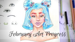 February Art Progress