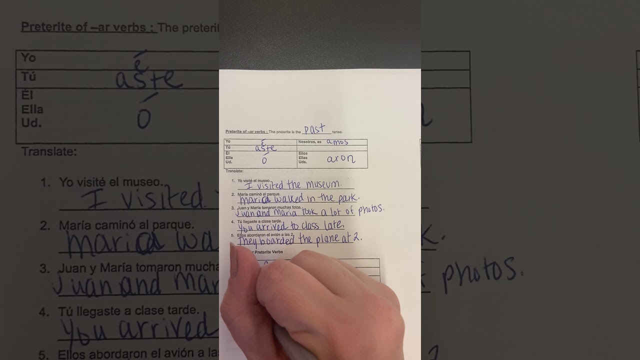 Spanish 2 study guide video