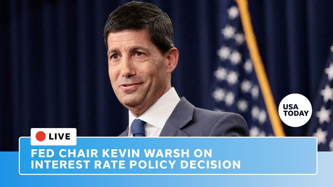 Live: Fed Chair Kevin Warsh speaks on latest interest rate policy decision