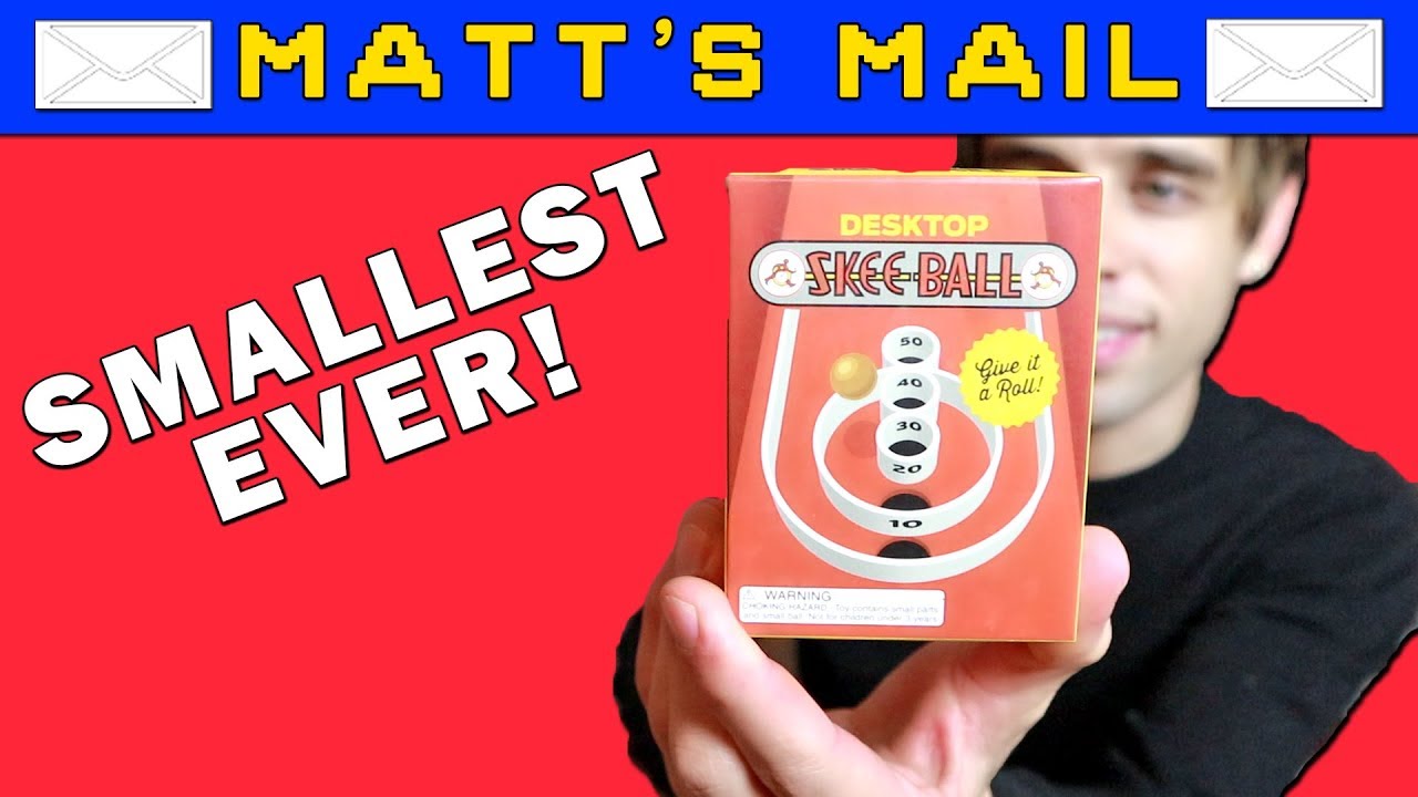 World's Smallest Skee Ball Arcade Game! Matt's Mail