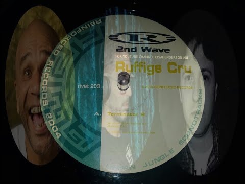 RUFFIGE CRU – TERMINATOR 2 – 1993 & 2004 – REINFORCED RECORDS – ACETATE & 2ND WAVE CAT RIVET203