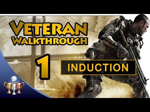 Call of Duty Advanced Warfare - Part 1 Induction - Veteran Walkthrough [60fps]