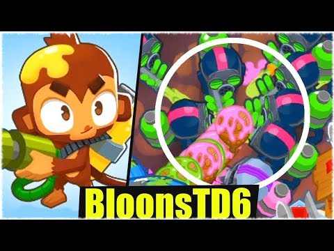WIE VIELE RUNDEN SCHAFFT NUR DER KLEBSTOFFAFFE? - Bloons td 6 [Deutsch/German]