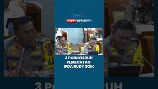 3 Poin Kisruh Pemecatan Ipda Rudy Soik di Rapat Komisi III DPR, Dikawal Keponakan Prabowo