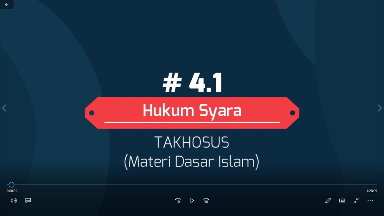 #4 1 Hukum syara | Materi Dasar Islam