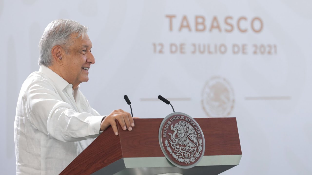Mañanera de AMLO del 12 de julio de 2021
