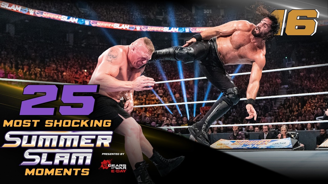 Seth Rollins conquers Brock Lesnar for Universal Title: 25 Most Shocking SummerSlam Moments