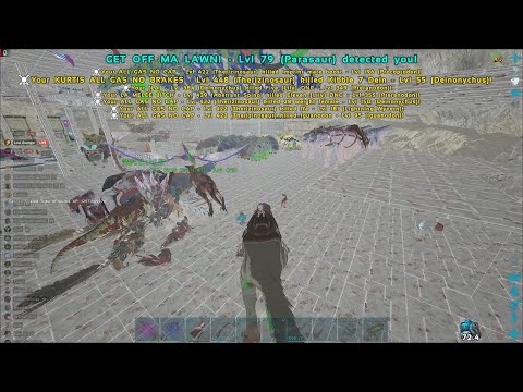 Wiping & Meatrunning A FAT Island Cave! | ARK Official PvP