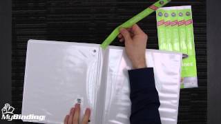 Wilson Jones EasySpines Customizable Binder Spines Demo