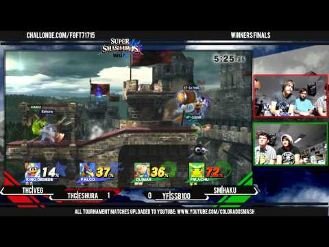 FGF4 - THC|Veg & THC|Eshura Vs. YF|SSB100 & SM|Haku Winners Finals - Smash 4