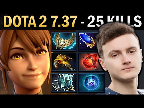 Marci Gameplay Miracle with Brooch and 25 Kills - Dota 7.37