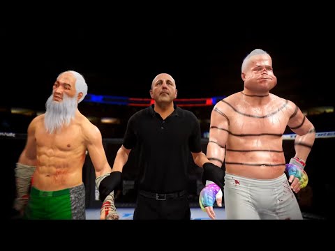 Old Bruce Lee vs. Michelin Man - EA sports UFC 4