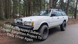 1988 EJ Swapped Subaru Loyale: Forgotten Project To Daily Driver Again #subaru #jdm #80s #90s #lol
