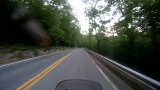 preview picture of video 'Rte 119 Willard Brook State Forest - GoPro - Honda ST1300'