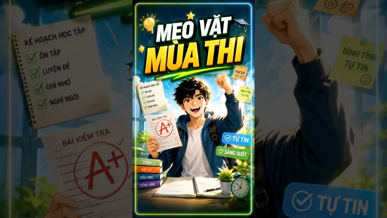 5 bí quyết hack não mùa thi