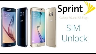SIM Unlock Galaxy S6 & S6 EDGE Sprint