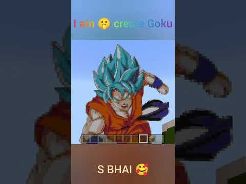 GAMER S VAI IS LIVE - goku 😜🤫 photo 📷 create in Minecraft😌🙏🥰#shorts #shorts #viral #minecraft #song