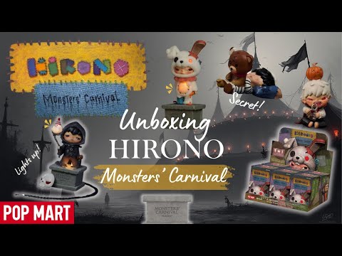Unboxing Hirono Monsters’ Carnival Series - Magnetic Induction Base? 