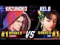 SF6 KAZUNOKO 1 Ranked Cammy Vs KEI B 1 Ranked Mai High Level Gameplay
