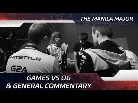 Games vs OG & GeneRaL commentary @ The Manila Major (ENG SUBS!)