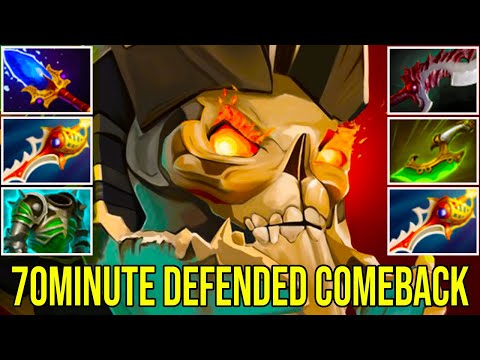 MEGA CREEP AT 30TH MINUTE - AFTER THEN COMEBACK [ Wraith King ] 70 Minute GAME PLAY - UNBELIEVABLE