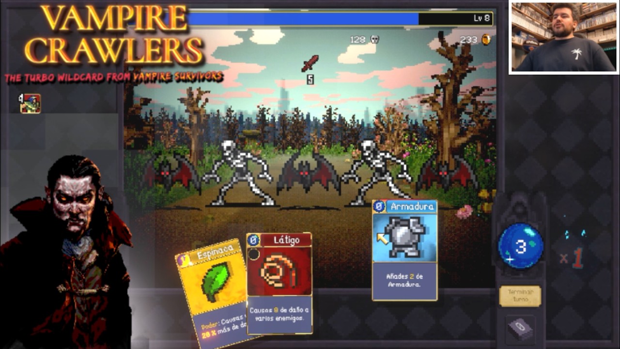 VAMPIRE CRAWLERS, el juego de cartas y mazmorras de VAMPIRE SURVIVORS 🧛‍♀️ Gameplay en Español