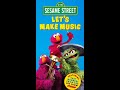 Sesame Street Home Video Let S Make Music Sesame Workshop Version