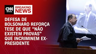 Defesa de Bolsonaro: processo estritamente jurídico não leva à condenação | BASTIDORES CNN