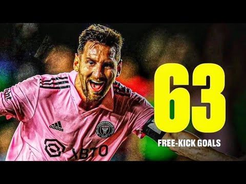 Lionel Messi - All 63 Free Kick Goals - With Commentaries.