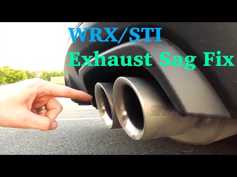 2015+ Subaru WRX and STI Exhaust Sag Fix!!