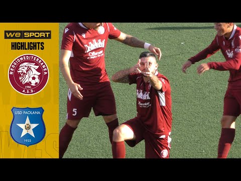Reggiomediterranea vs Paolana [Eccellenza - 14G - Girone Unico]
