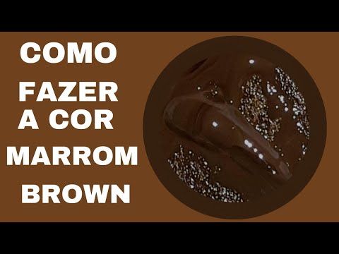 Como fazer a cor Marrom Brown