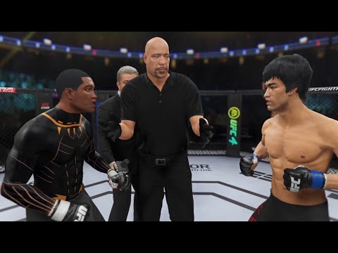 Bruce Lee vs. Black Panther - EA Sports UFC 4 - Epic Fight
