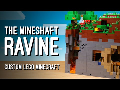 Cheesey Studios - The Mineshaft Ravine | Custom LEGO Minecraft World