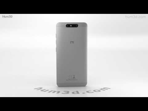 ZTE Blade V8 Silver 3D model by 3DModels.org