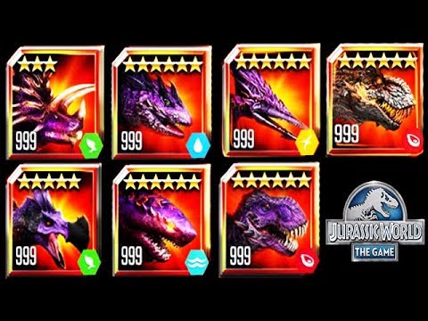 ALL JURASSIC WORLD BOSSES (ALPHA, OMEGA, COLOSSUS, VALKYRIE, JUGGERNAUT, DEATH DODO, SALAMANDER)