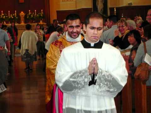 Father Rich's first Mass at St. Joseph's